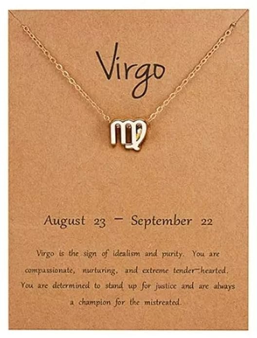 Virgo Zodiac Pendant