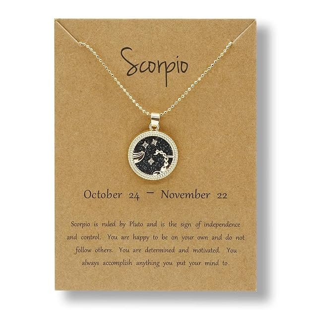 Scorpio Zodiac pendant